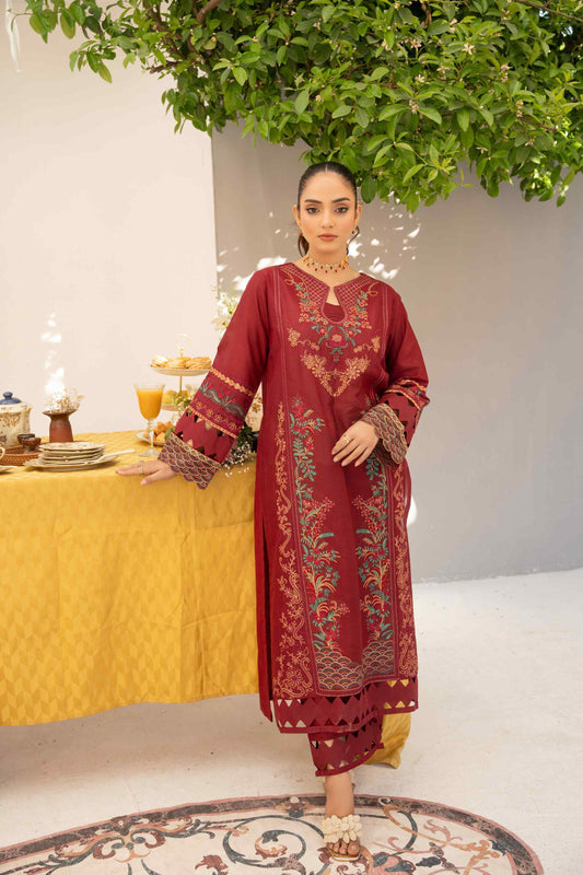 3 Piece - Embroidered Lawn Suit