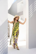1 Piece Printed Maxi with Stripes