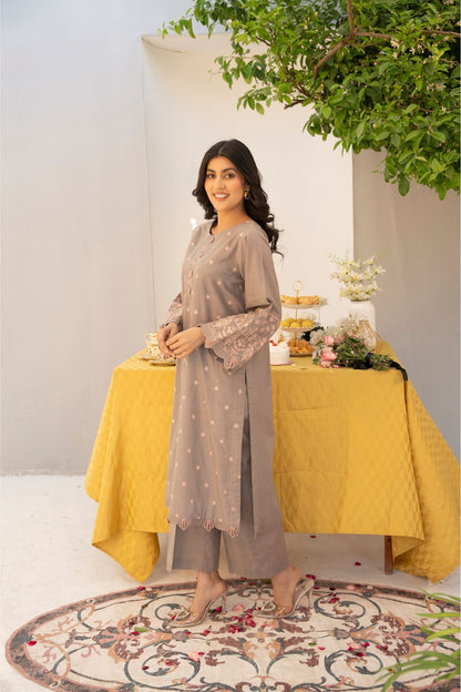 2 Piece - Embroided Lawn Suit