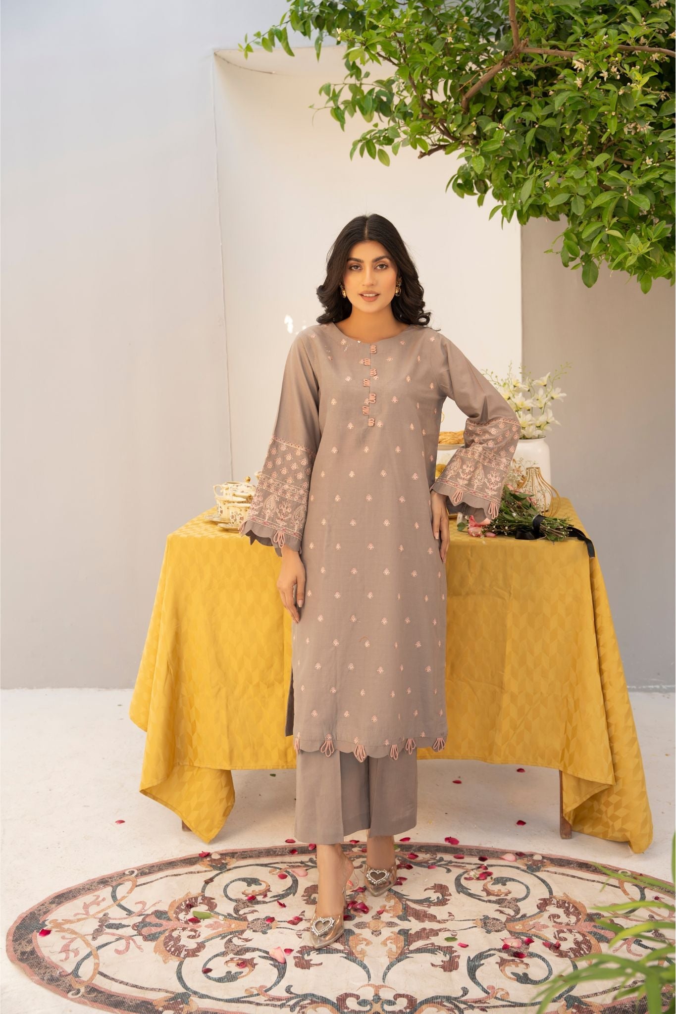 2 Piece - Embroided Lawn Suit