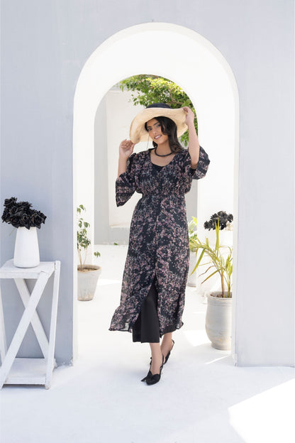 1 Piece Long Slit Maxi