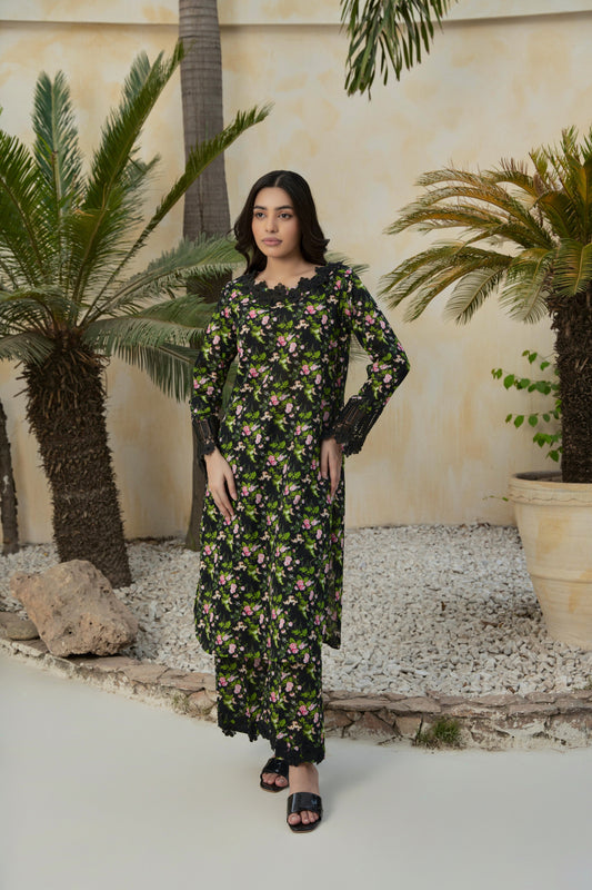 Printed 2 Piece Suit