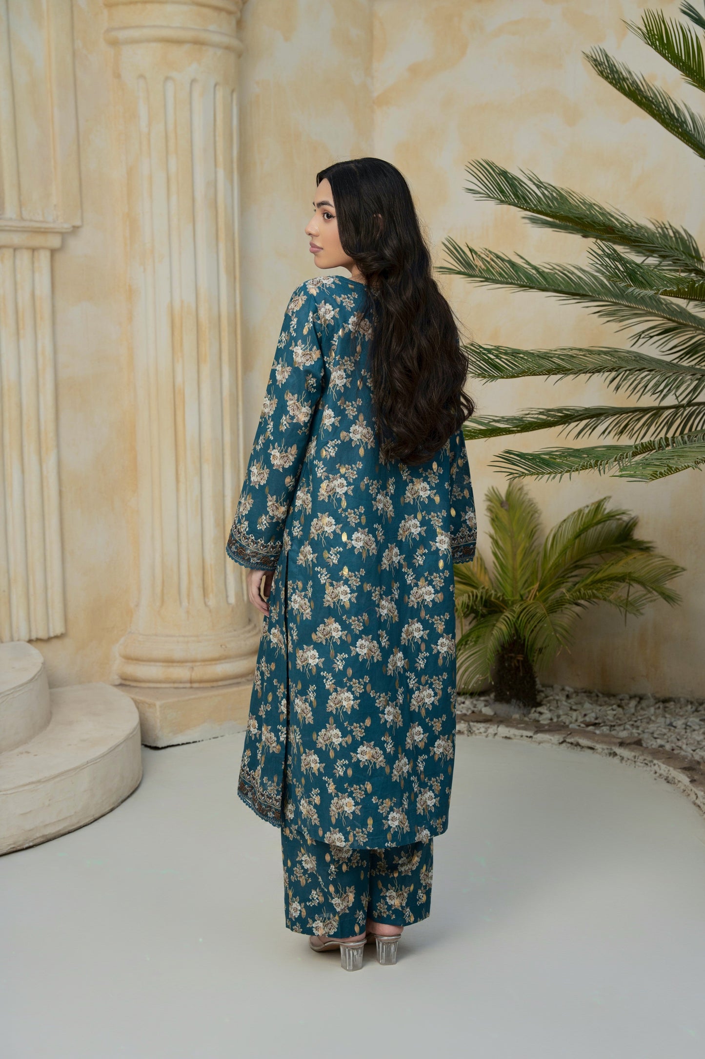 2 Piece Embroided Lawn suit