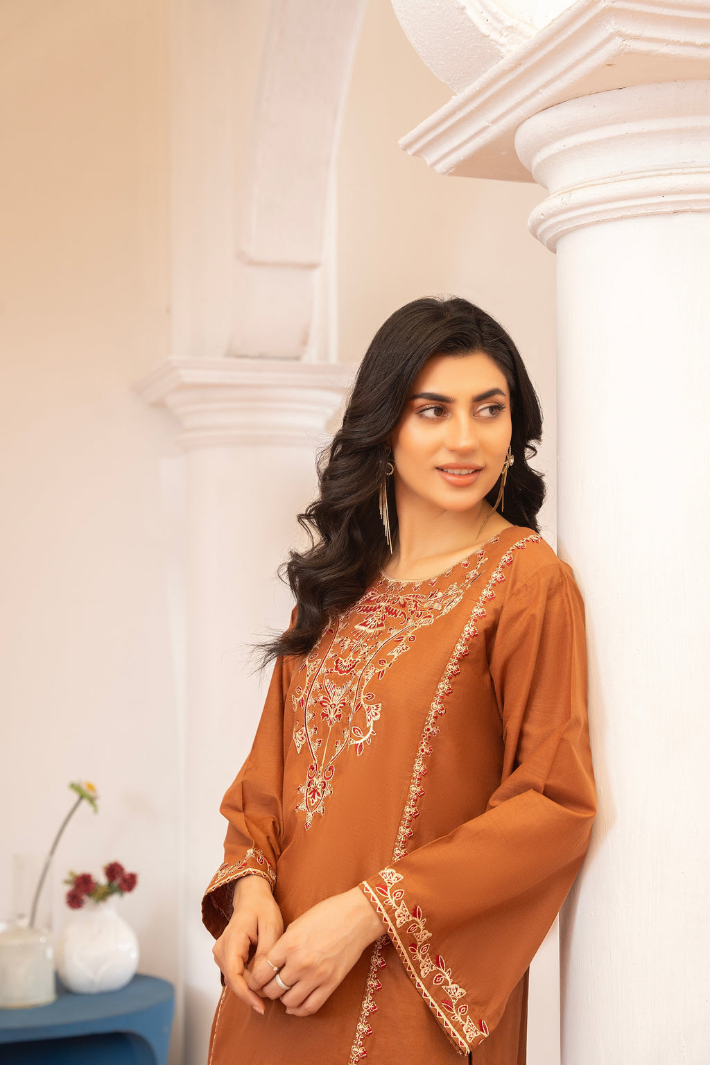 2 Piece Embroidered Premium Lawn with Trouser