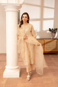 3 Piece Embroidered Premium Lawn with Trouser and Dupatta