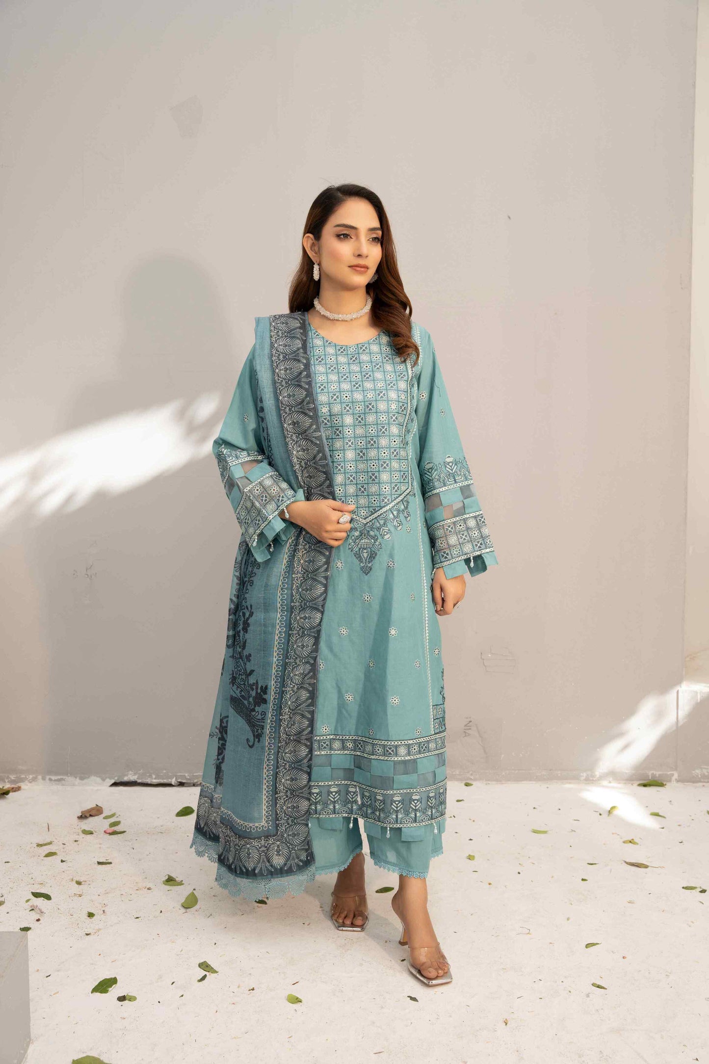 2 Piece - Embroidered Lawn Suit