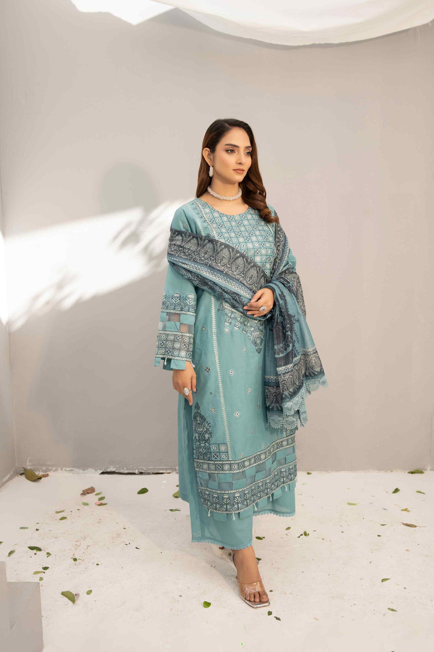 2 Piece - Embroidered Lawn Suit