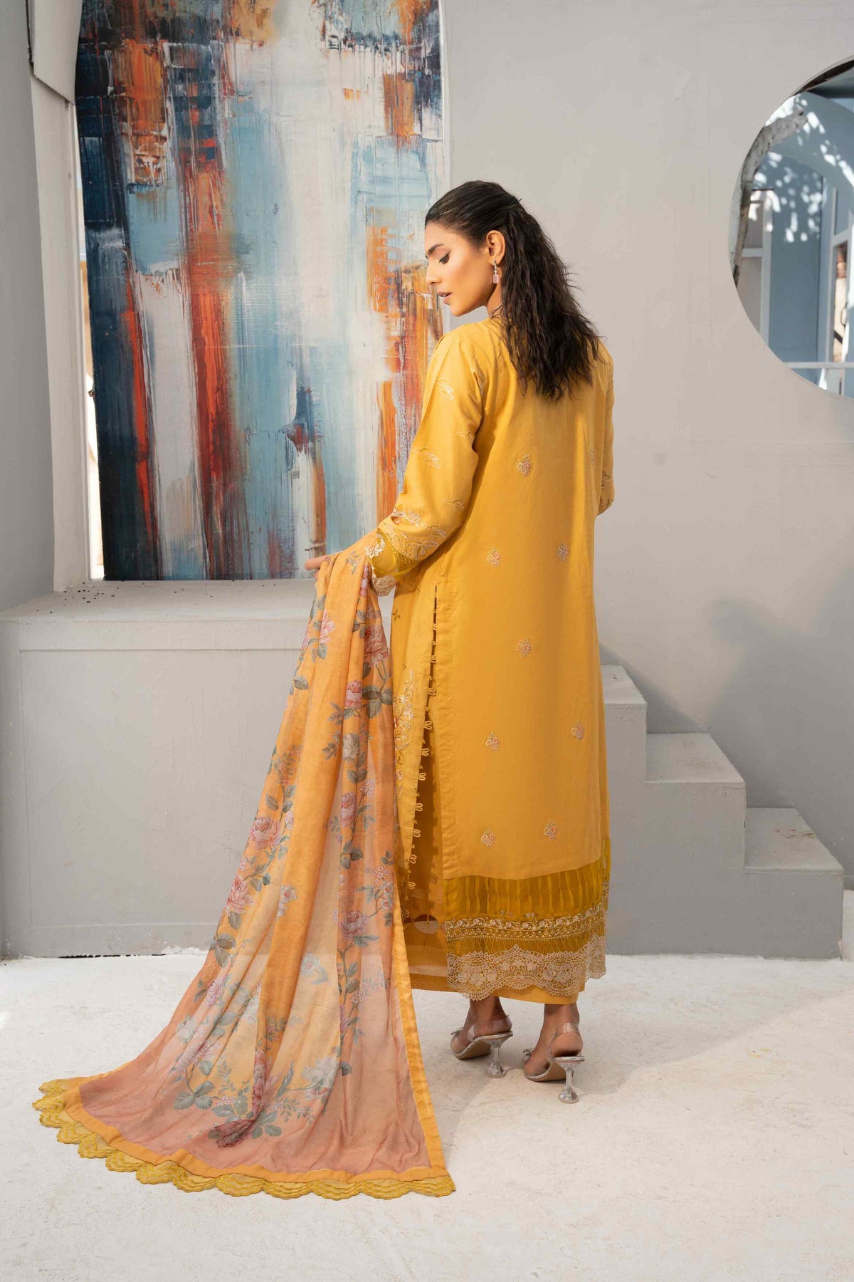 3 Piece - Embroidered Lawn Suit