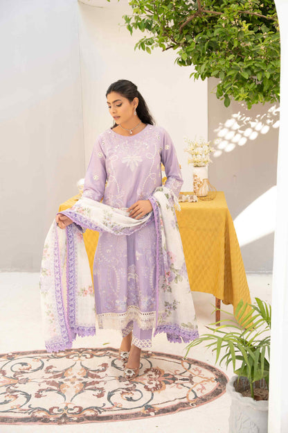 3 Piece - Embroidered Lawn Suit