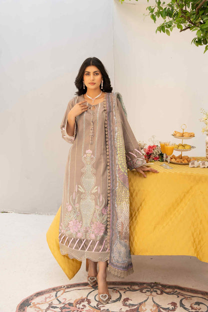 3 Piece - Embroidered Lawn Suit