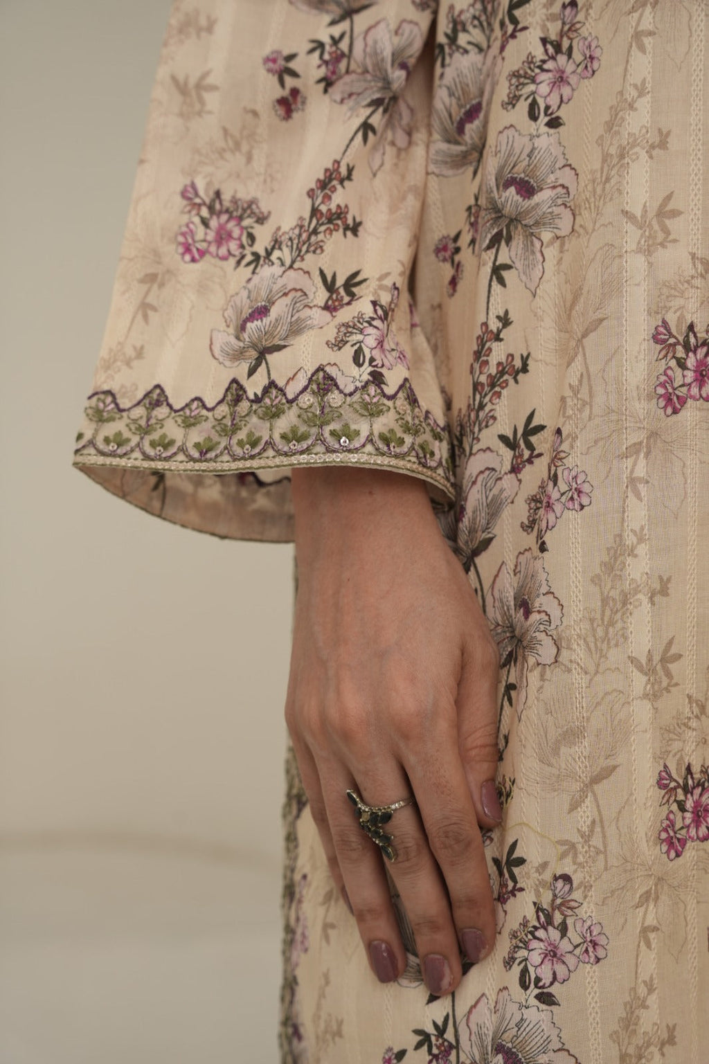 Printed Embroidered 2 Pcs Premium lown