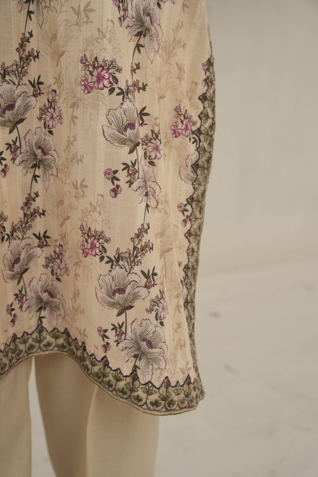 Printed Embroidered 2 Pcs Premium lown