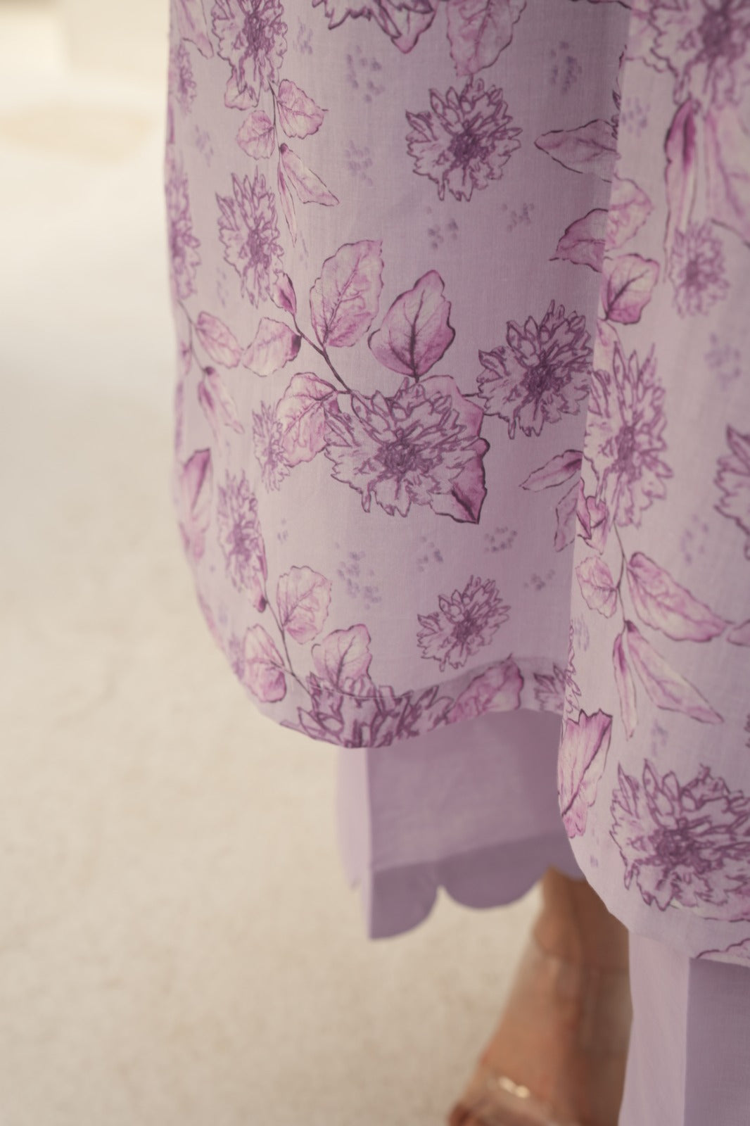 Printed Embroidered 2 Pcs Premium lown