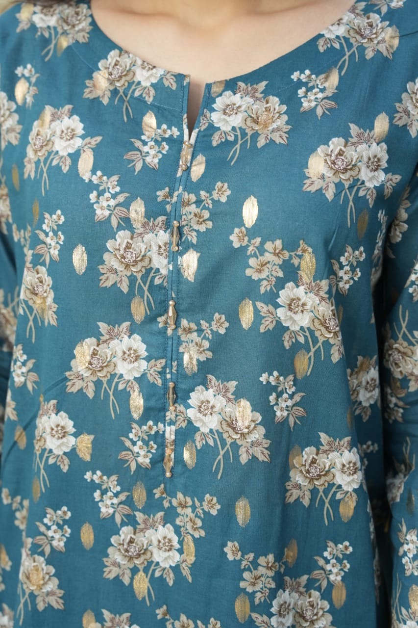 2 Piece Embroided Lawn suit