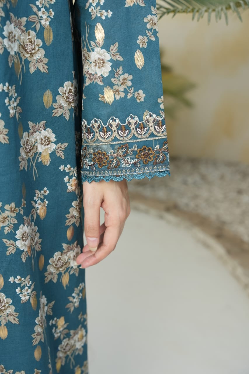 2 Piece Embroided Lawn suit