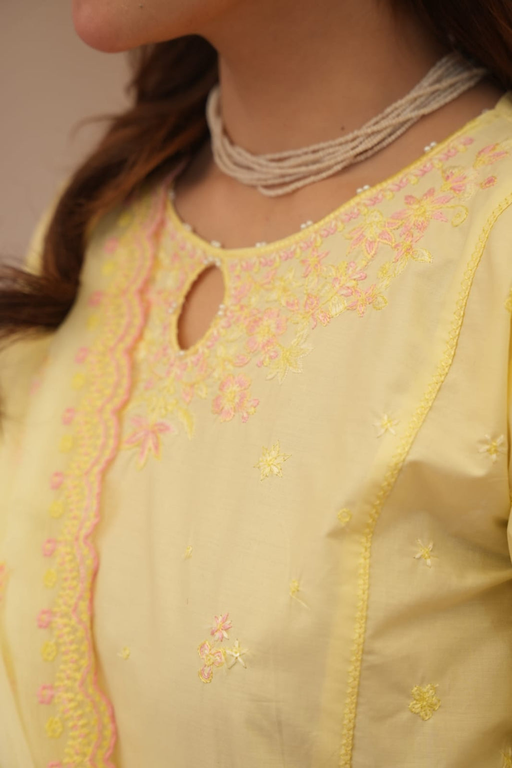 3 Piece Dress Emboridered Premium Lawn with Trouser and Dupatta