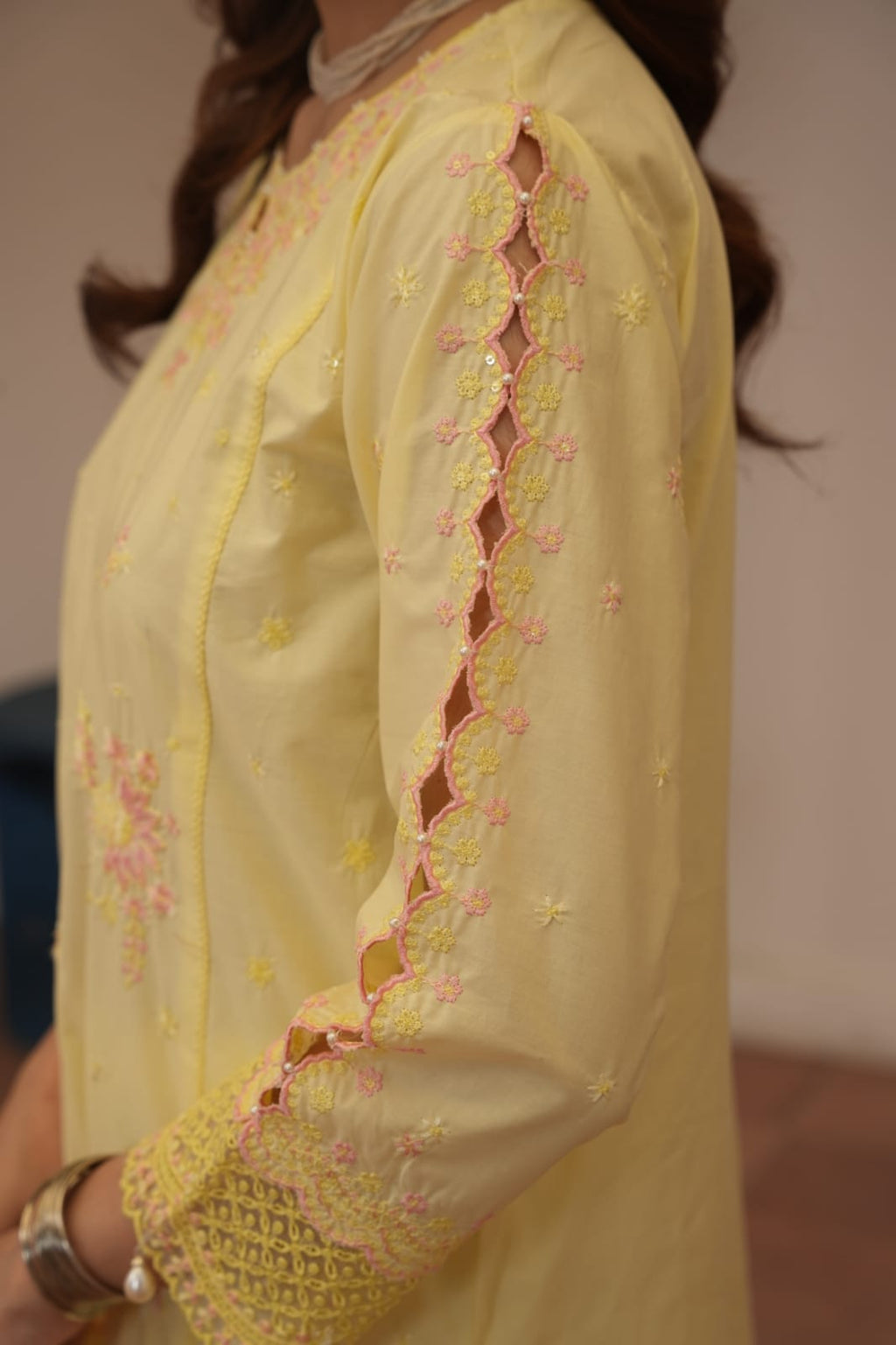 3 Piece Dress Emboridered Premium Lawn with Trouser and Dupatta