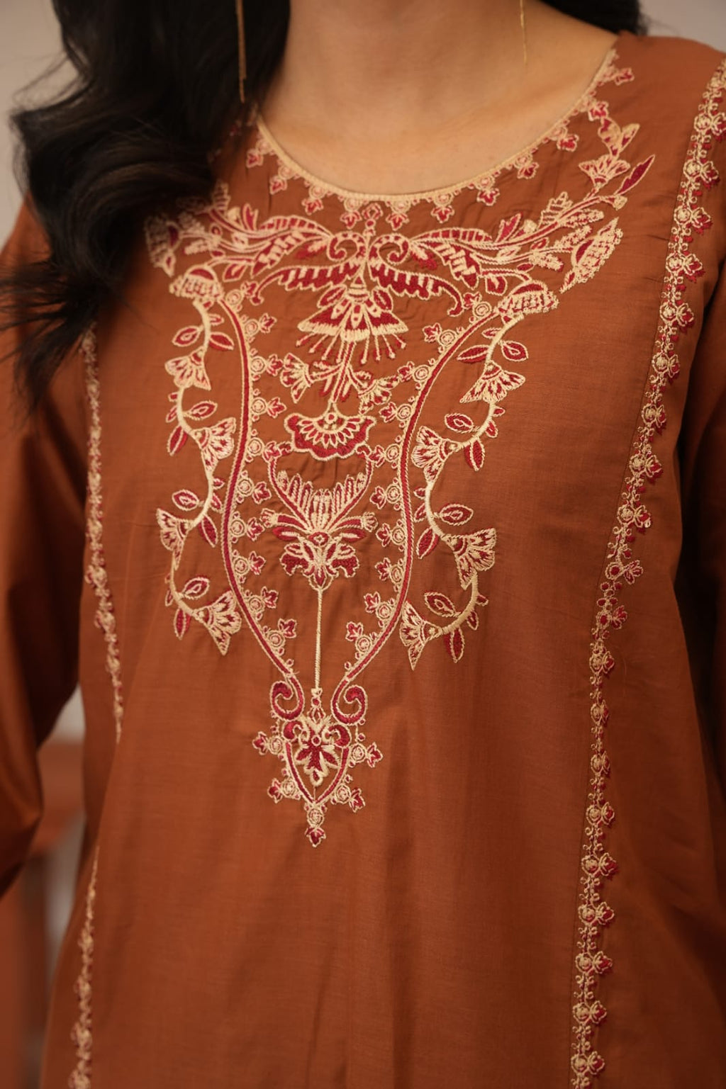 2 Piece Embroidered Premium Lawn with Trouser